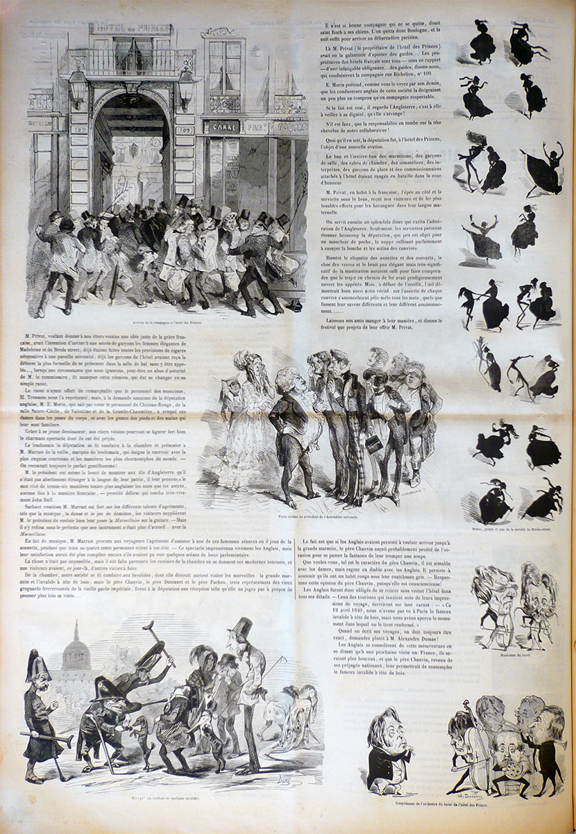 Doré, Monta, Morin, Tronsens. Journal pour rire, 1849.